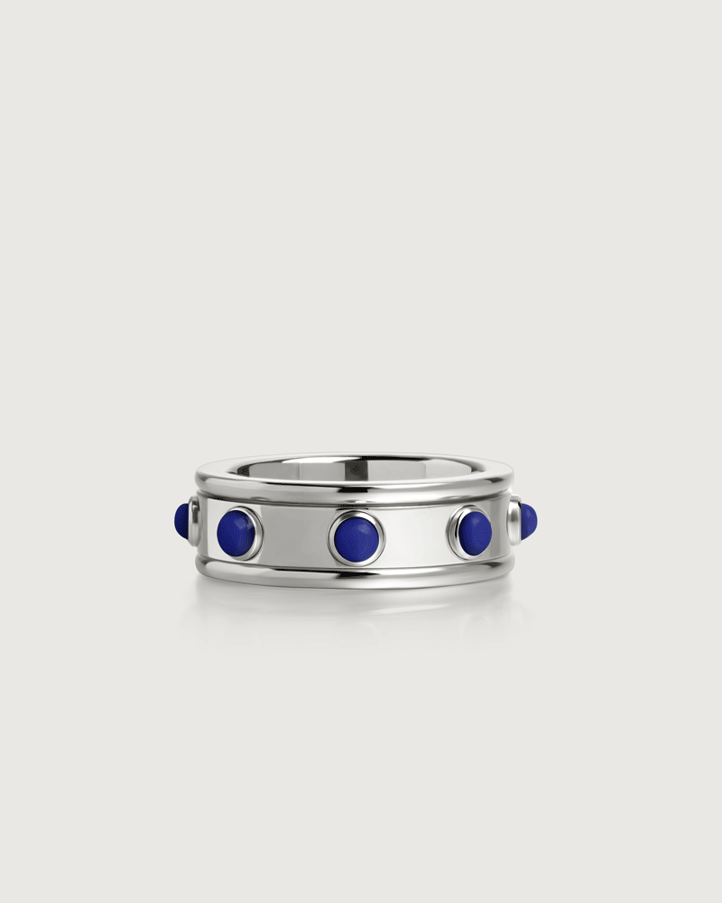 Spinner Lapis Lazuli Rings For Women