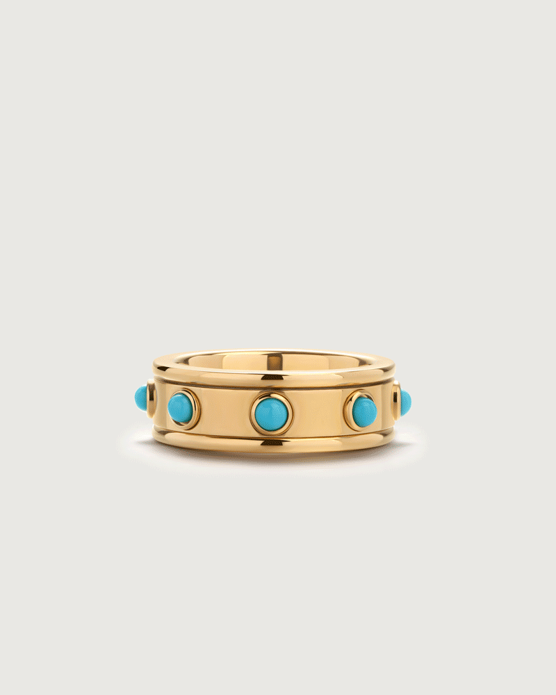 Spinner Turquoise Stone Ring