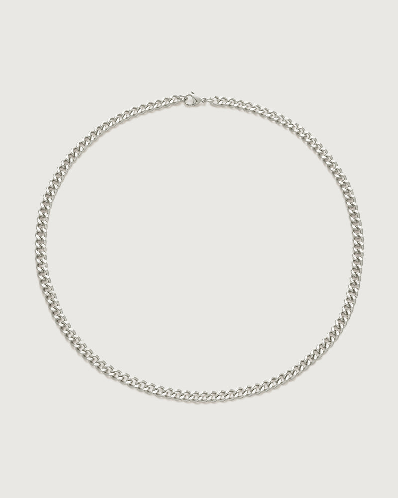 Curb Bold Chain Necklace Stainless Steel