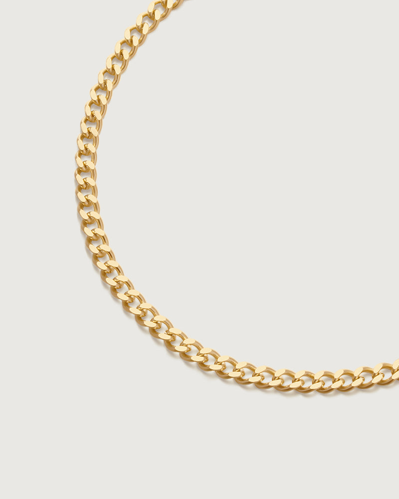 Curb Chain Bracelet Gold Plated