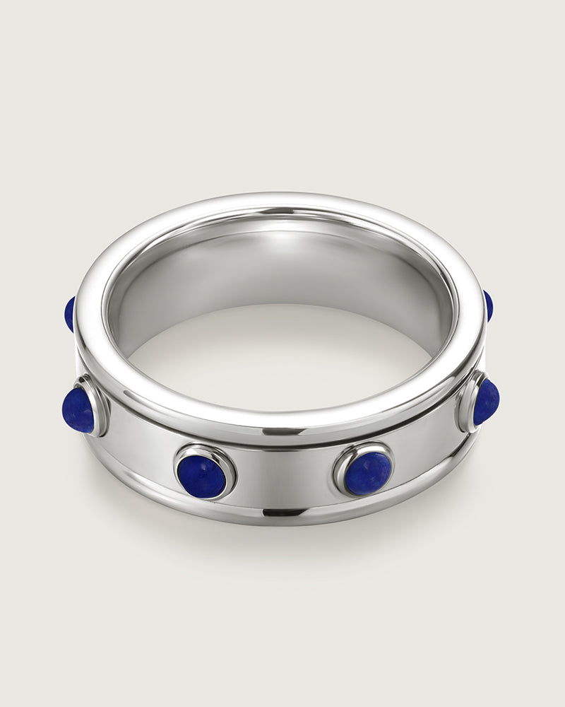 Spinner Lapis Lazuli Rings For Women