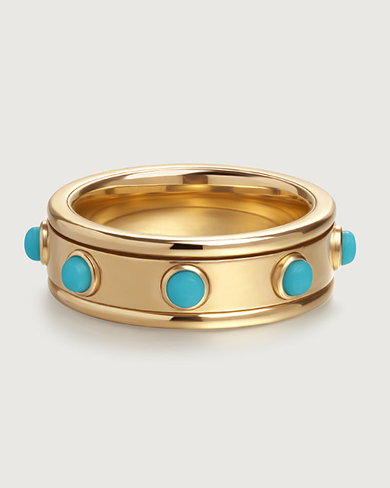 Spinner Turquoise Stone Ring