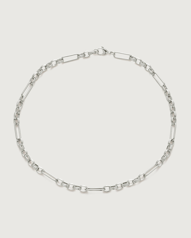 Figaro Bold Chain Necklace Stainless Steel