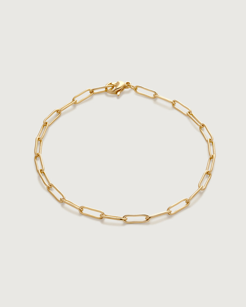 Link Chain Bracelet Gold Plated