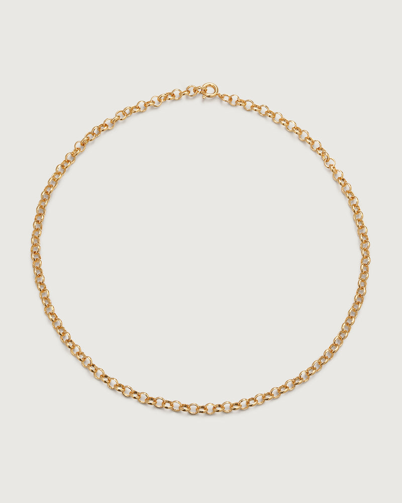 Rolo Chain Necklace Gold Plated