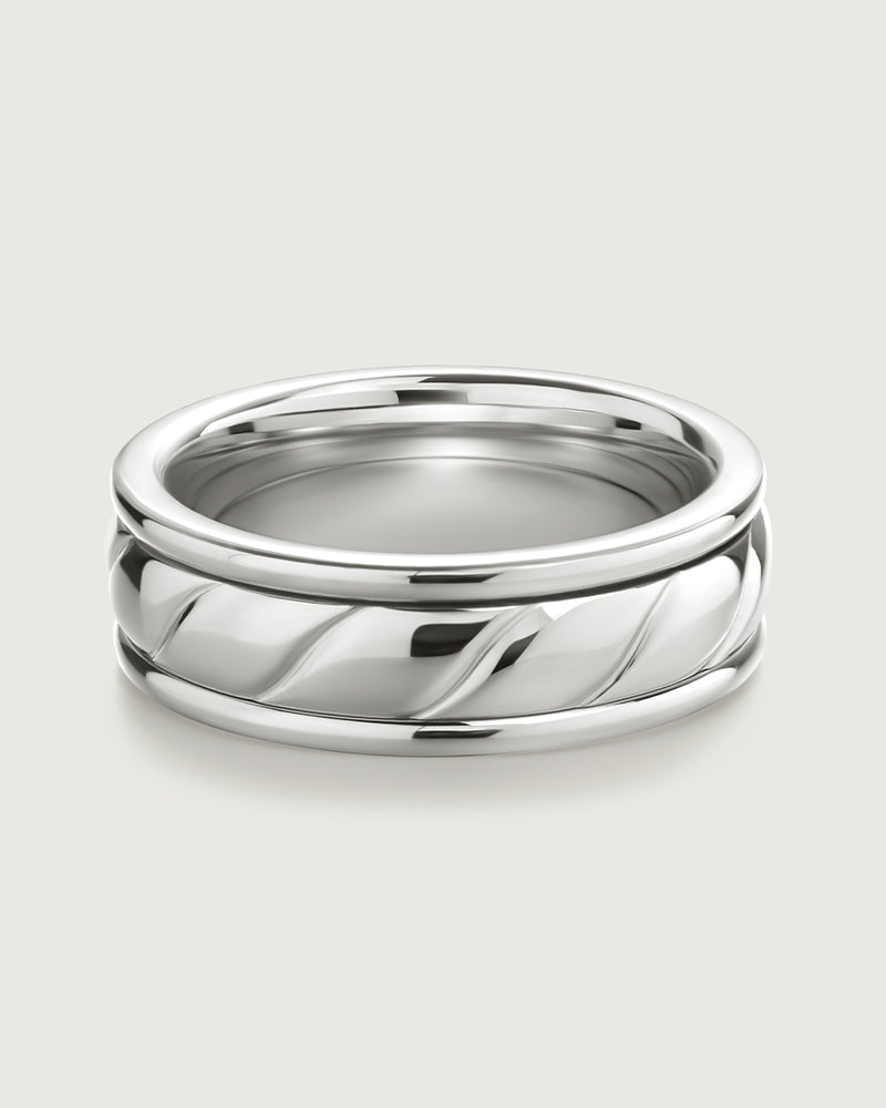Twist Fidget Ring for Women
