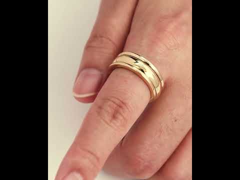 Custom Spinner Ring Gold Plated